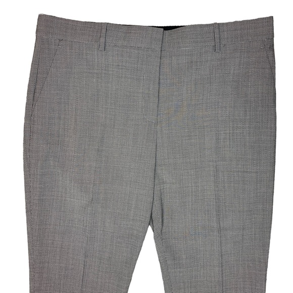 Theory Treeca 2 Geo Classic Cropped Trousers - Picture 2 of 10